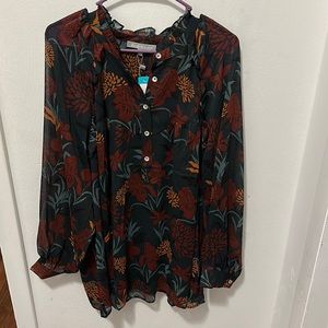 Joelle Floral Long Sleeve Top